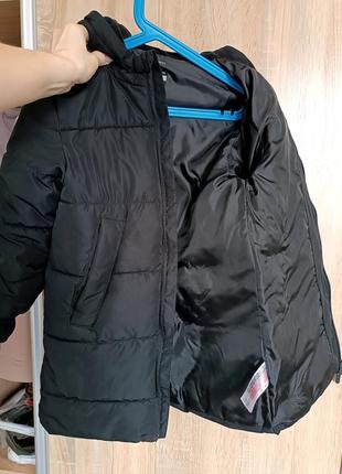 Куртка подовжена пальто пуховик 116см6 фото