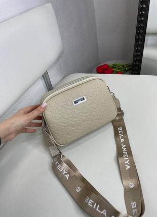 Женская стильная и качественная сумка из эко кожи на 2 отдела 3 цвета7 фото