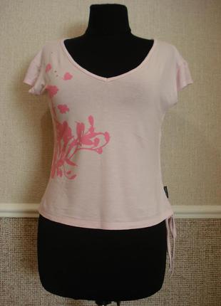 Літня кофтинка трикотажна футболка з принтом