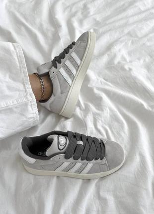 Кроссовки adidas campus light grey7 фото