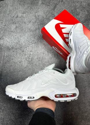 Мужские кроссовки nike air max plus tn white 41-45р.4 фото