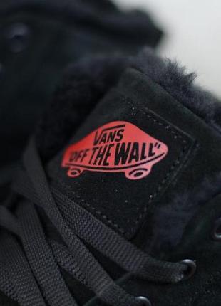 Чоловічі замшеві зимові черевики кеди vans4 фото