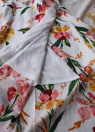 Красивое платье сарафан цветочный принт миди от boohoo9 фото