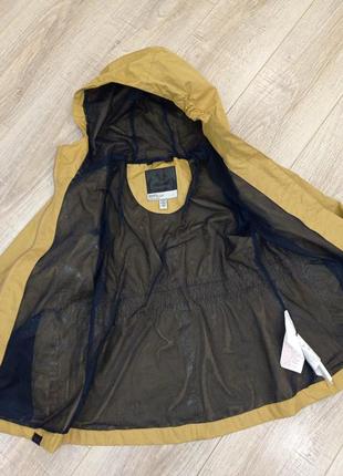 Куртка, вітровка regatta для дівчинки в жовтого кольору з сіней підкладкою7 фото