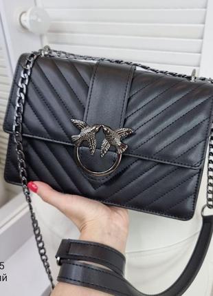 Жіноча якісна сумка , стильний  клатч з еко шкіри чорний2 фото