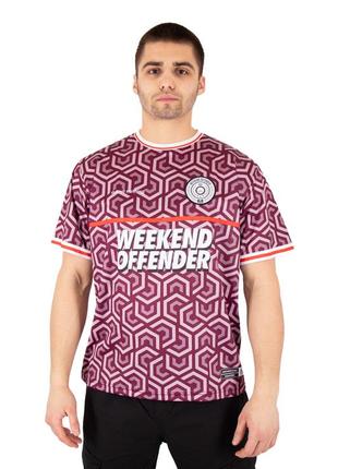 Футболка weekend offender marchilli football shirt grape