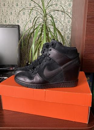 Женские кроссовки сникеры сникерсы nike dunk high 40