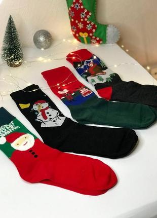 Подарунковий набір новорічних шкарпеток для чоловіків2 фото