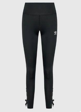 Леггинсы лосины always original hk5077 черные tight fit adidas 7/8 leggings2 фото