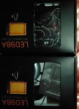 Компактний світлодіодний накамерне світло led98a для фотоапаратів10 фото