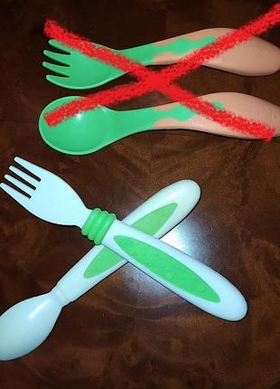 Набор для малыша  ложка и вилка для ребенка.ложечка для младенца