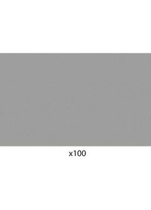Роздільник сторінок economix 240х105 мм, пластик, сірий, 100 шт (e30811-10)