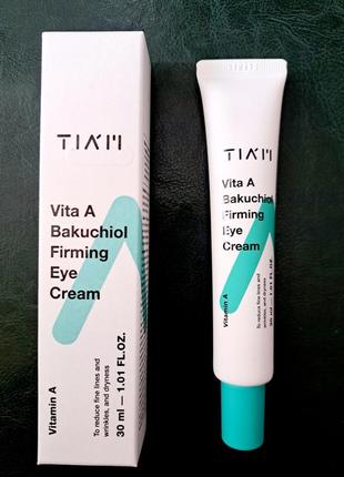 Крем для зони навколо очей з бакучіолом і пептидами tiam vita a bakuchiol firming eye cream, 30ml2 фото