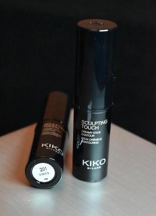 Скульптор 201 kiko milano sculpting touch creamy stick contour. контурінг. кіко мілано. скульптор для обличчя. бронзер . sculpting 2011 фото