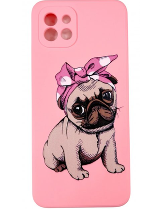 Чехол art case на samsung galaxy  розовая собачка  для iphone art