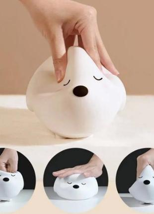 Лампа портативний нічник нічник baseus cute series kitty silicone20 фото