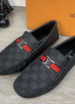 Мокасини louis vuitton hockenheim damier infini