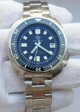 Чоловічий годинник steeldive 300m automatic sapphire