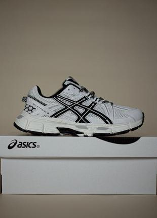 Asics gel-kahana 8 white black10 фото