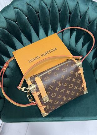 Сумка louis vuitton 23*17*7 канва/кожа коробка , пыльник , карточки