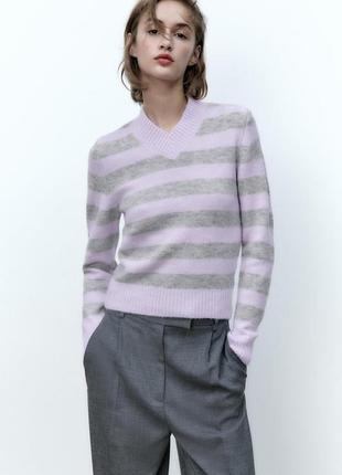 Светр, свитер, джемпер, свитер полосатый, смугастий светр2 фото