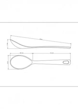 Кухня tramontina utilita ложка кухонная нейлон черная (25126/100) tzp1172 фото