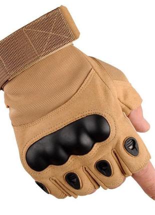 Тактичні рукавички без пальців для самооборони та самозахист "9 фото