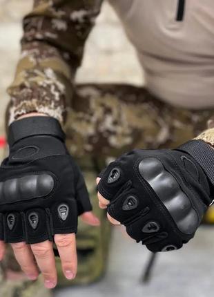 Тактичні рукавички без пальців для самооборони та самозахист "12 фото