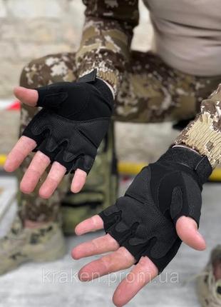 Тактичні рукавички без пальців для самооборони та самозахист "14 фото