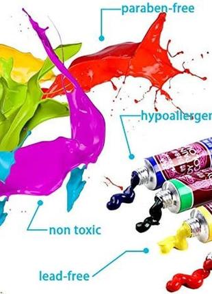 Body painting colour 12  квітів для тату, бодіарт body art