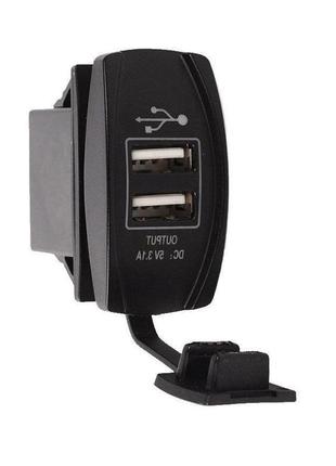 Автомобільна usb розетка, usb роз'єм, зарядка, адаптер в авто д