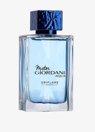 Туалетная вода mister giordani aqua [мистер джордани аква] оріфлейм oriflame2 фото