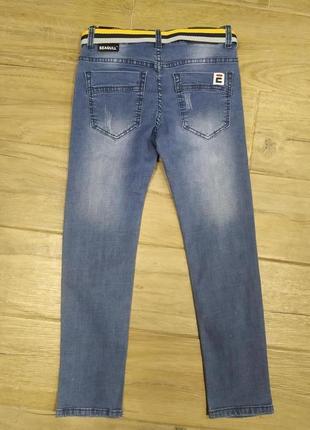 Подростковые джинсы для мальчика 140-164р.2 фото