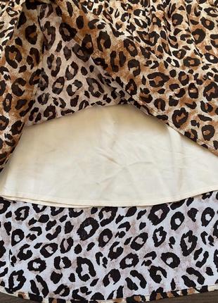 Длинная юбка в леопардовом принте2 фото