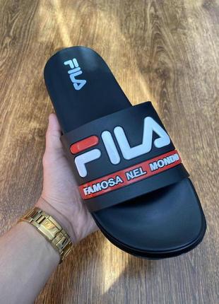 Чоловічі шльопанці, сланці, шльопанці fila, tommy jeans2 фото