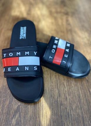 Чоловічі шльопанці, сланці, шльопанці fila, tommy jeans4 фото