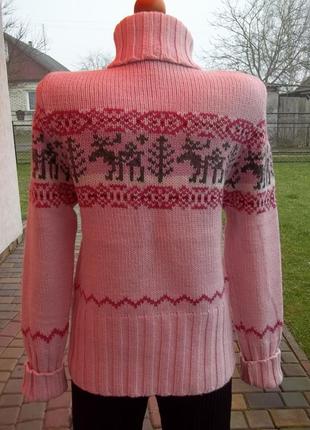 ( 44 / 46 р ) женская кофта шерстяной свитер на молнии англия4 фото