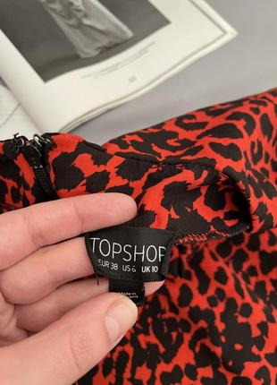 Платье в леопардовый принт topshop3 фото