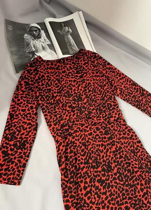Сукня в леопардовий принт topshop2 фото
