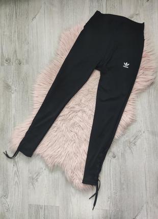 Леггинсы лосины always original hk5077 черные tight fit adidas 7/8 leggings6 фото