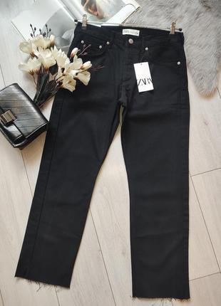 Длинные свободные джинсы от zara woman, 38р, оригинал7 фото
