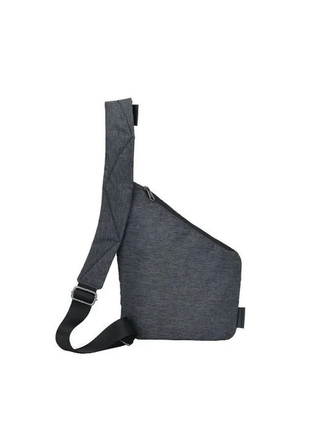 Мужская сумка через плечо dark grey2 фото