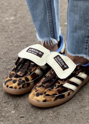 Adidas samba wales bonner кеды, кроссовки leopard,тренд сезона, леопард адидас коллаборация,самбы,самба2 фото