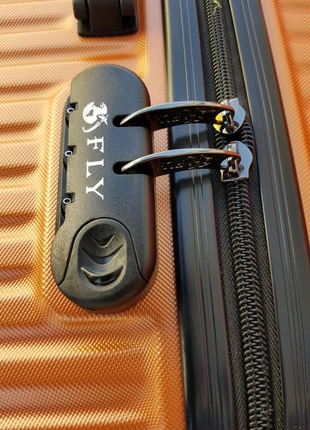 Валіза міні фірми fly luggage 2702 xs orange11 фото