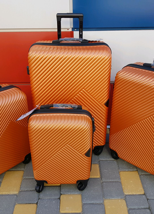 Валіза міні фірми fly luggage 2702 xs orange14 фото