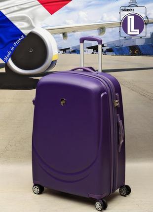 Французький валізу з полікарбонату, великий airtex mercure 9021 фото