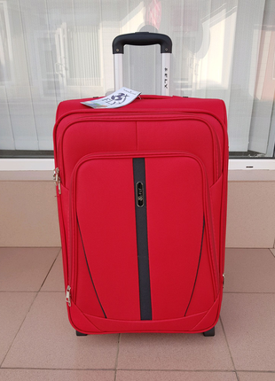 Середній валізу на 2 колесах fly 1706 м red1 фото