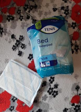 Гигиенические одноразовые пеленки tena bed plus 60×60