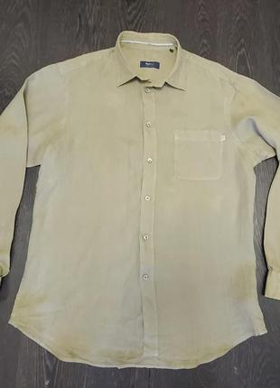 Сорочка льон zegna sport