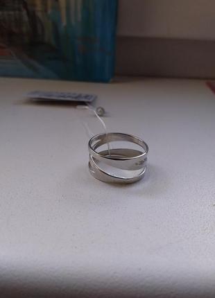 Кольцо, серебро, р.172 фото